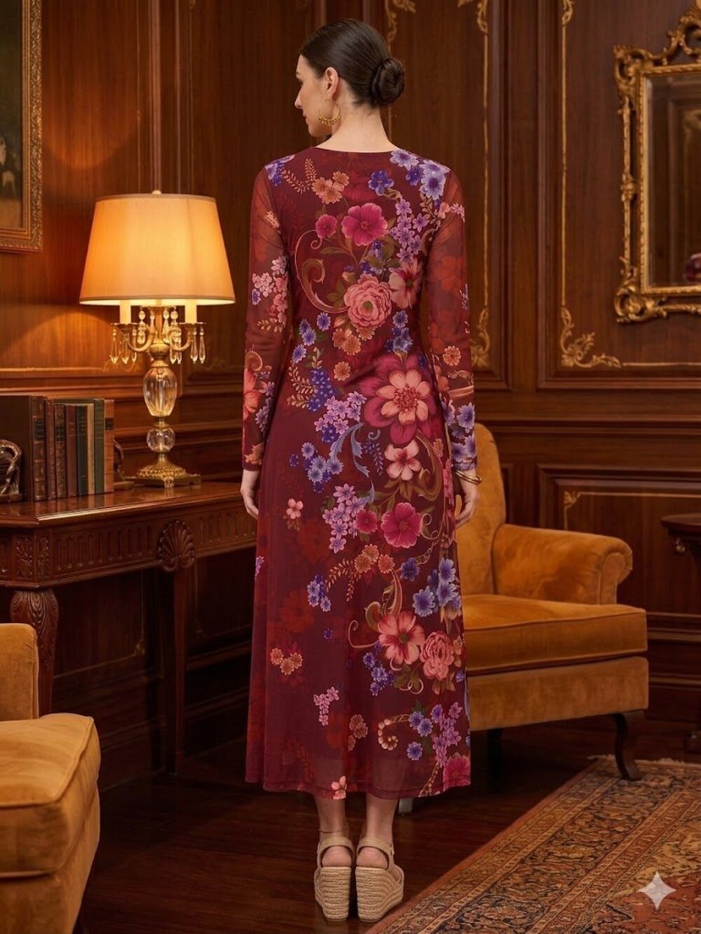 Johnny Was Long Sleeve Dress NWT size Medium - Picture 2 of 2